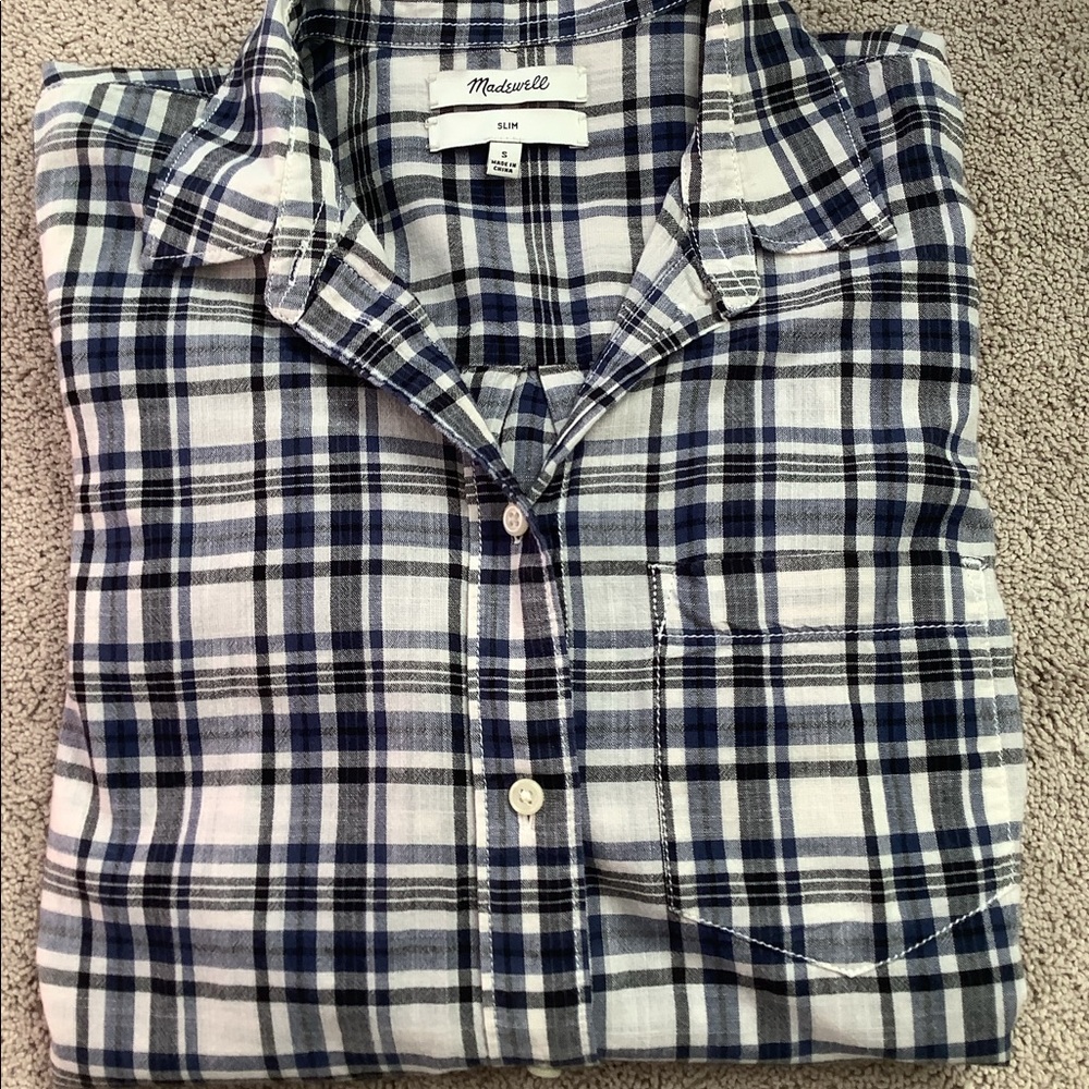 Madewell button down slim shirt